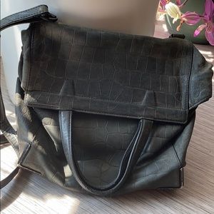 Alexander Wang Croc Messenger Bag